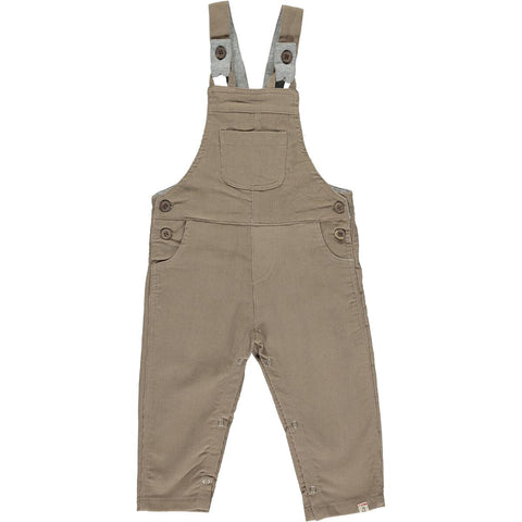 Baby Boy Corduroy Overall in Gray