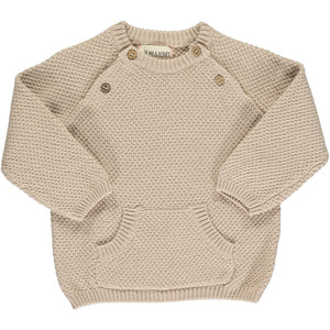 Baby Boy Morrison Sweater in Tan