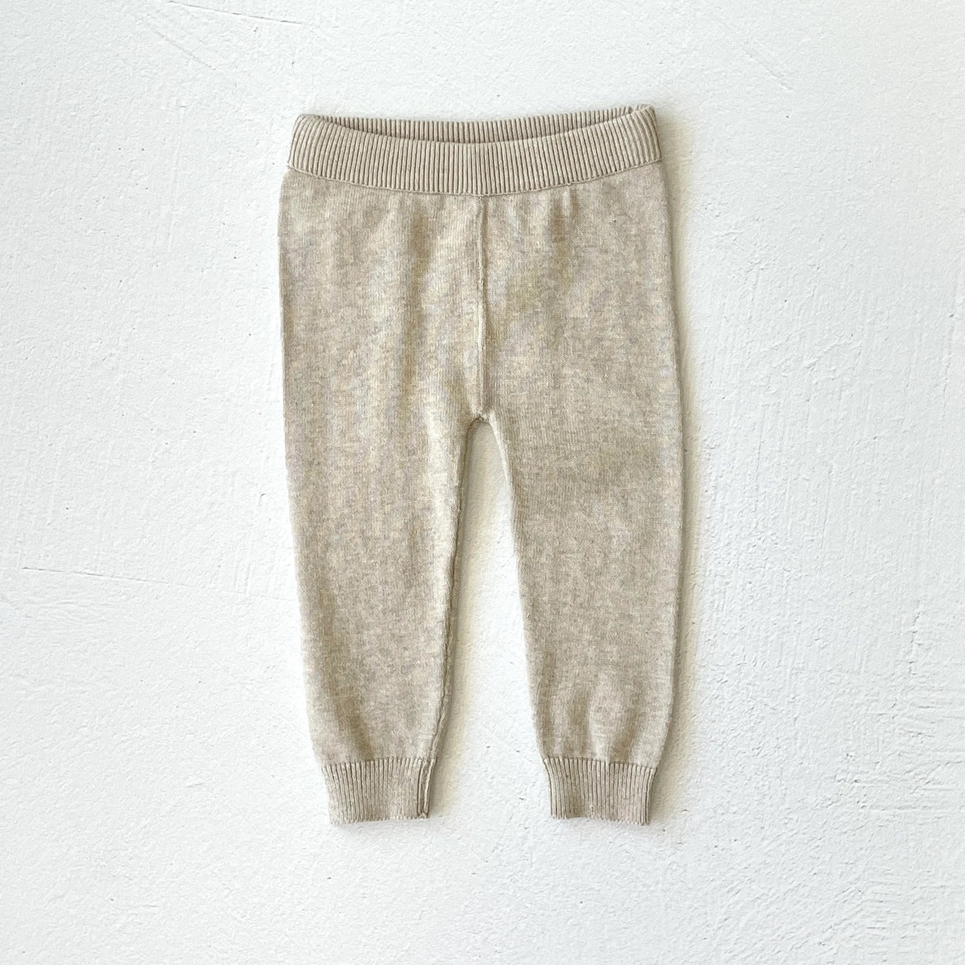 Organic Cotton Knit Pant in Oatmeal