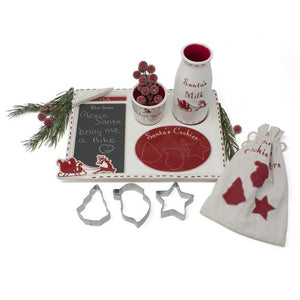 Santa's Message Platter & Cookie Set