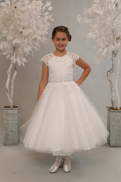 Communion Dress Style 3087 Tea Length