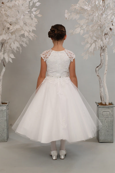 Communion Dress Style 3087 Tea Length