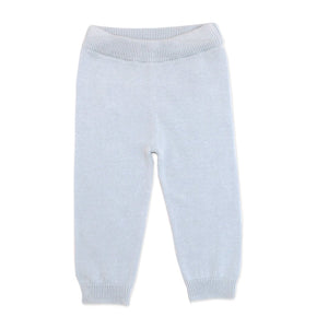 Organic Cotton Knit Pant in Blue op