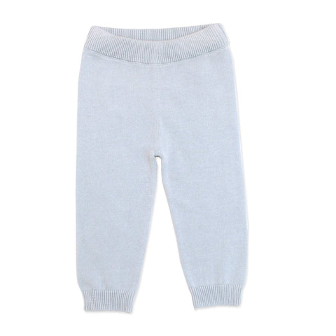 Organic Cotton Knit Pant in Blue op