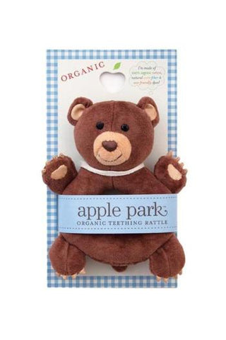 Soft Teething Toy Cubby Rattle by Apple Park