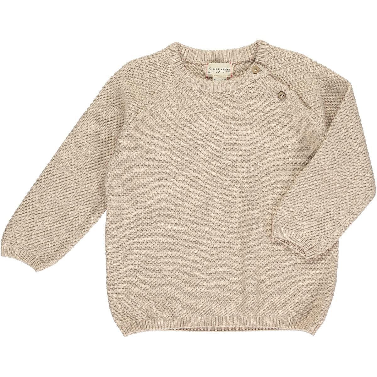 Boy's Roan Sweater in Tan