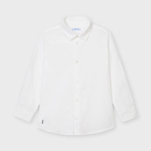Linen Button Up Shirt in White