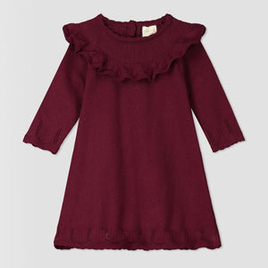 Tressa Knit Dress in Burgundy Tressa Knit Dress in Burgundy