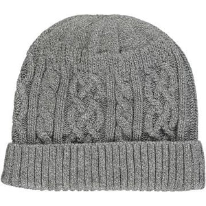 Arcadia Knit Beanie Hat in Gray