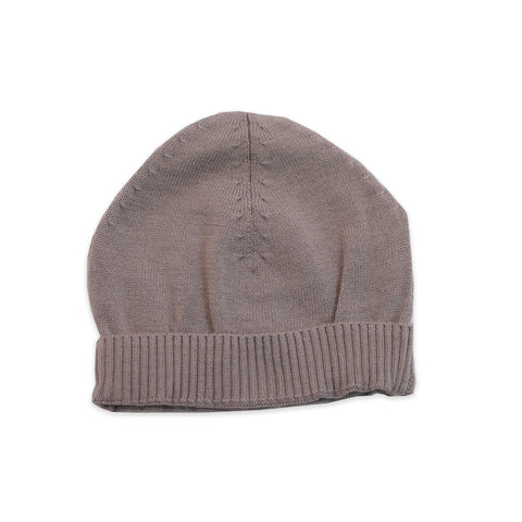 Organic Cotton Knit Hat in Gray