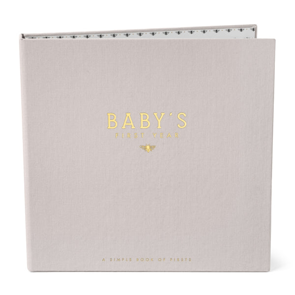 Baby's Luxury Memory Book in Honey Bee