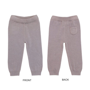 Organic Cotton Knit Pant in Gray