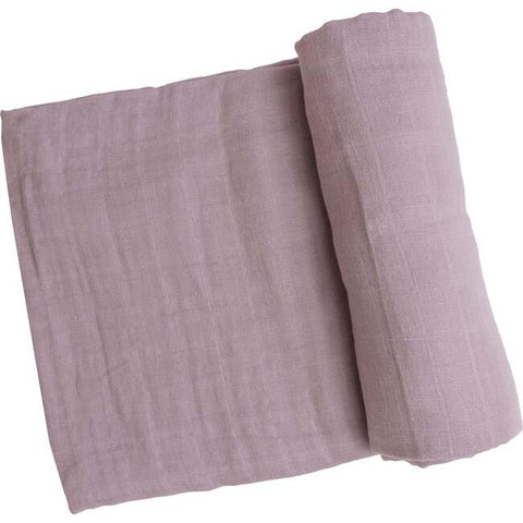Muslin Swaddle Blanket in Solid Lavender