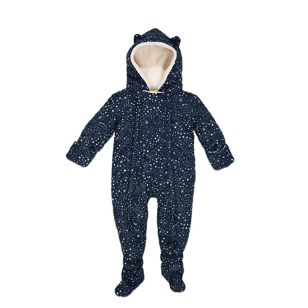 Quilted Perry Snowsuit in Navy