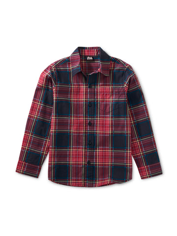 Plaid Button Up Shirt in Masuri Plaid