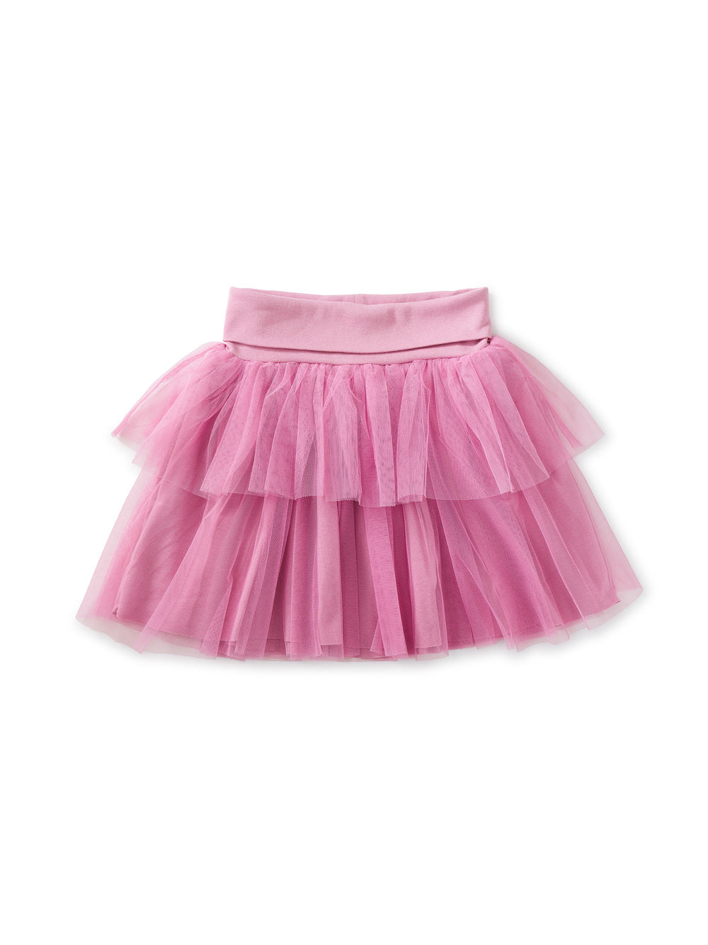 Tiered Tulle Skirt in Mauve Mist