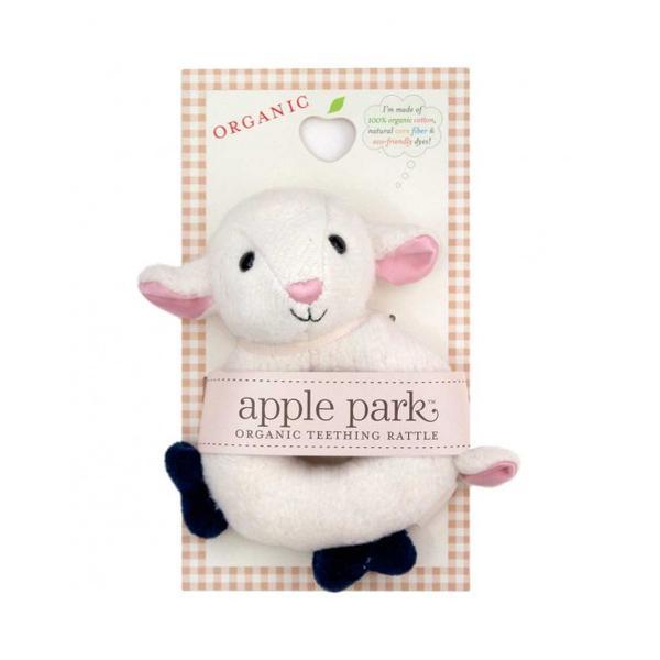 Soft Teething Toy Lamby Rattle by Apple Park
